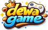 Logo dewagame berwarna neon